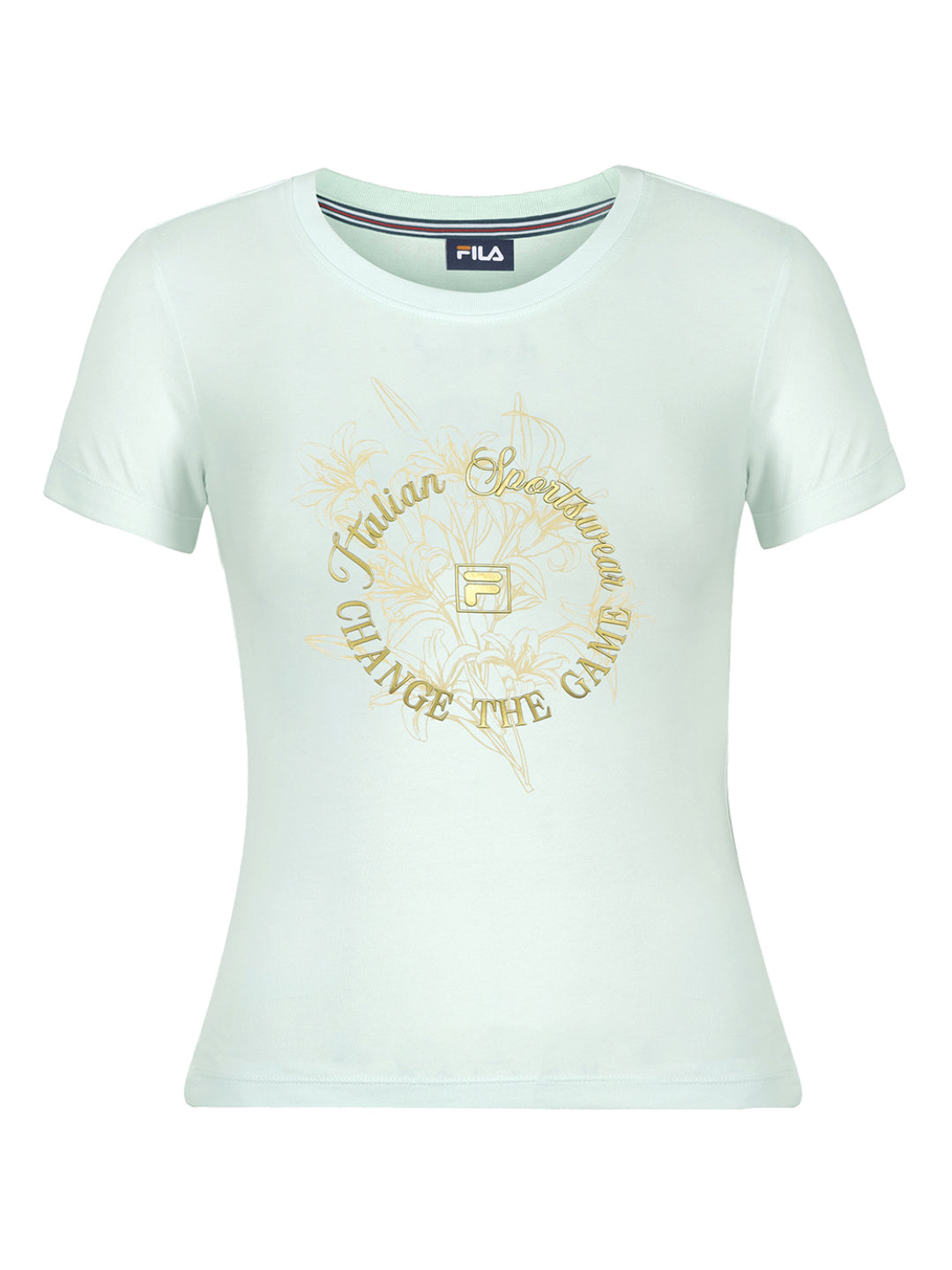Fila Women Sky Blue Abby Knitted Tee