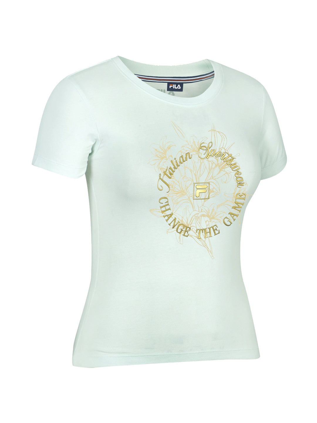 Fila Women Sky Blue Abby Knitted Tee