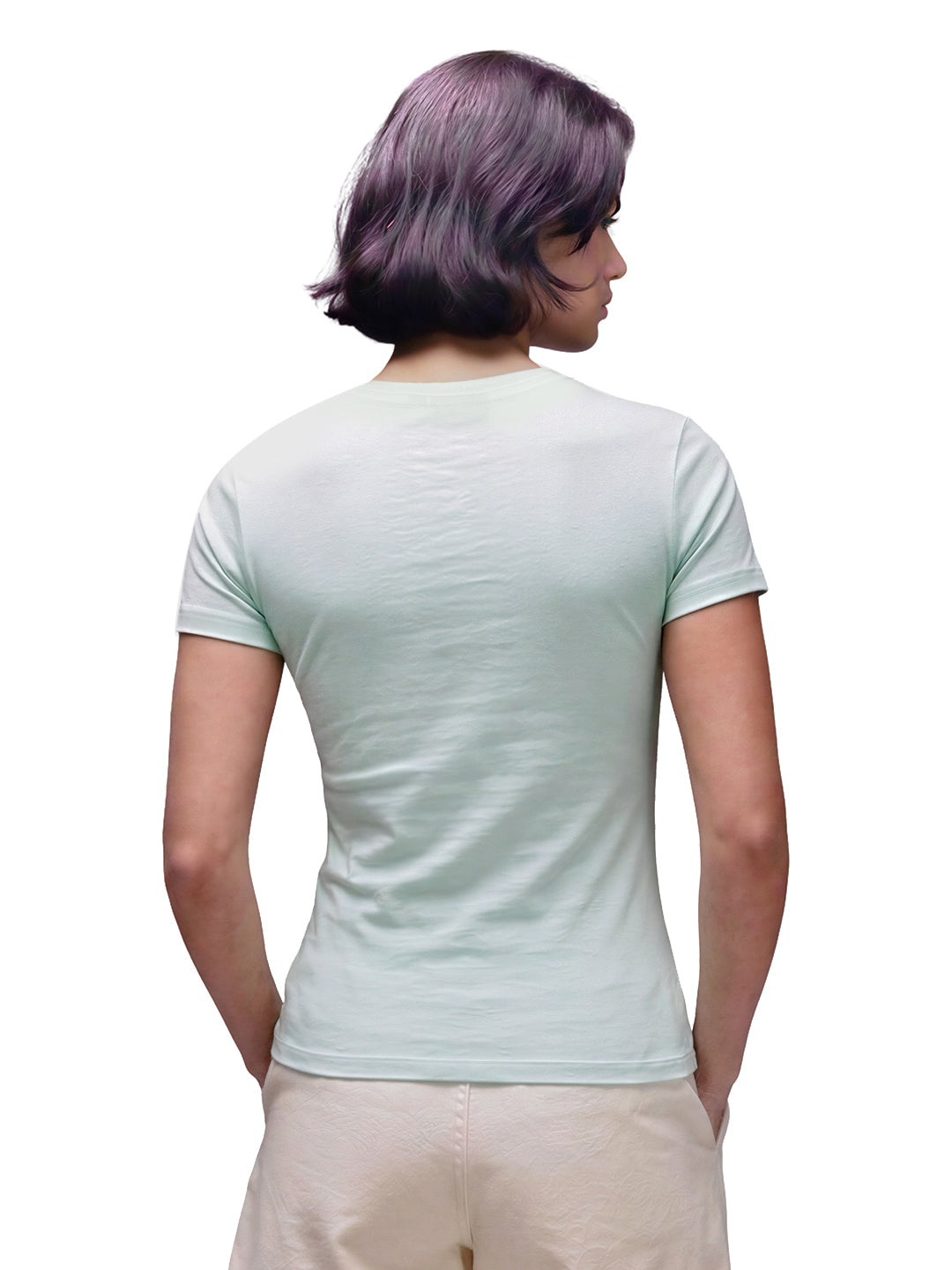 Fila Women Sky Blue Abby Knitted Tee