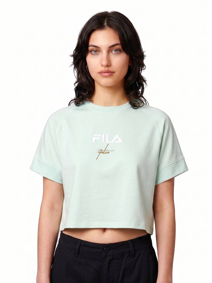Fila Women Lime Arny Knitted Tee