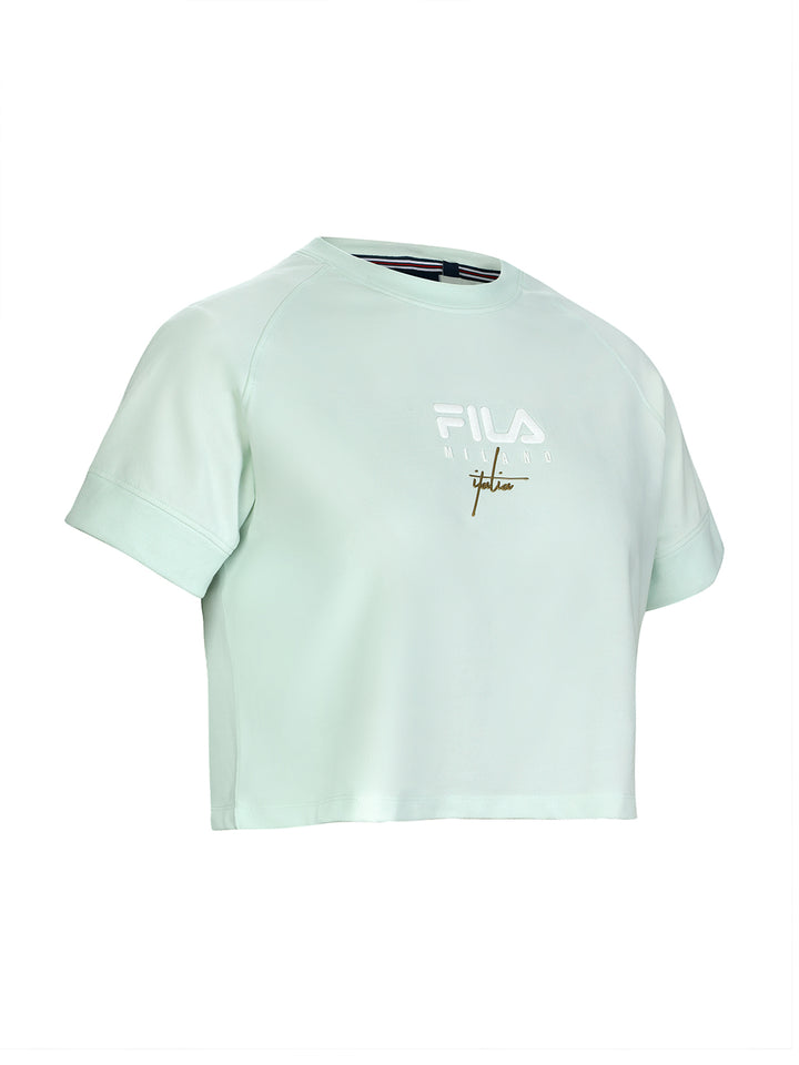 Fila Women Lime Arny Knitted Tee