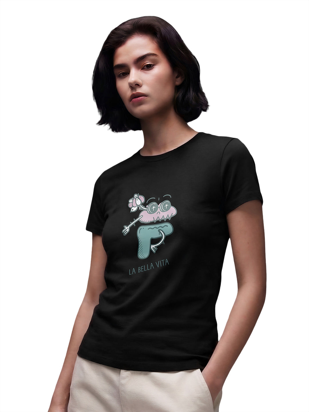 Fila Women Black Sollie Knitted Tee