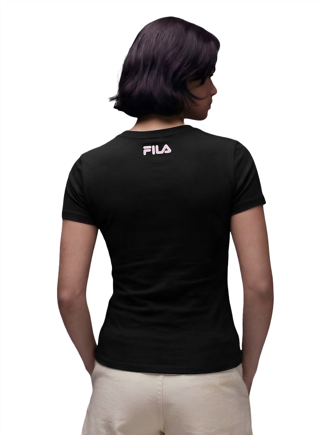 Fila Women Black Sollie Knitted Tee