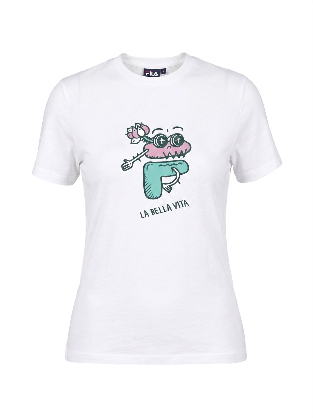 Fila Women White Sollie Knitted Tee