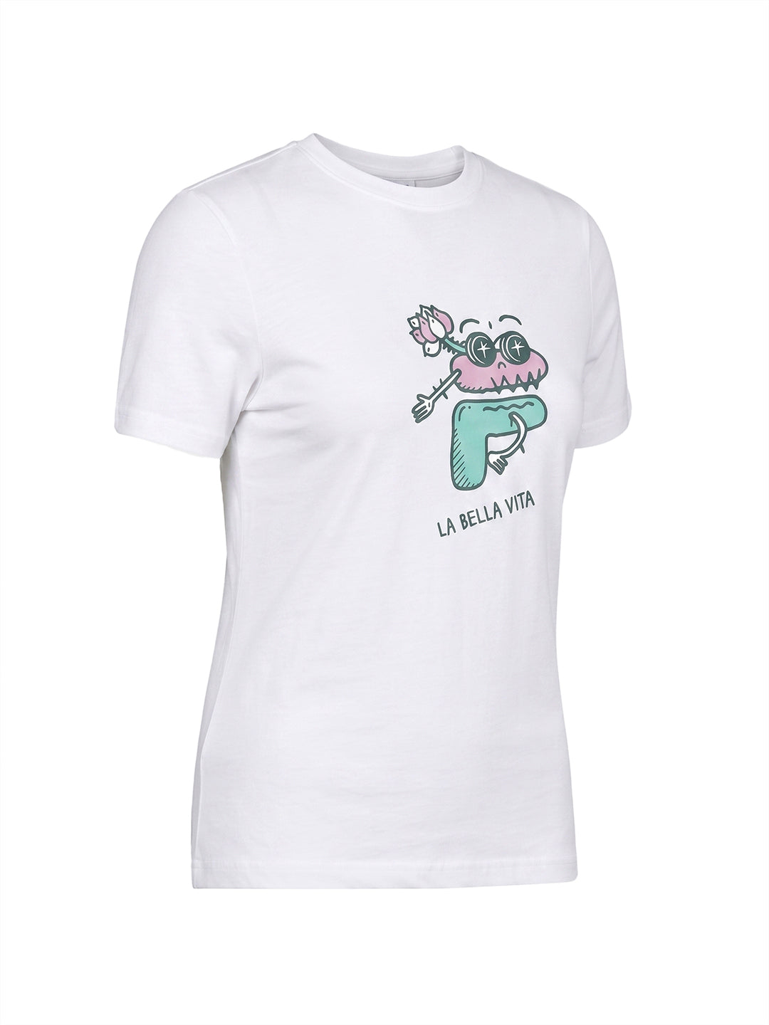 Fila Women White Sollie Knitted Tee