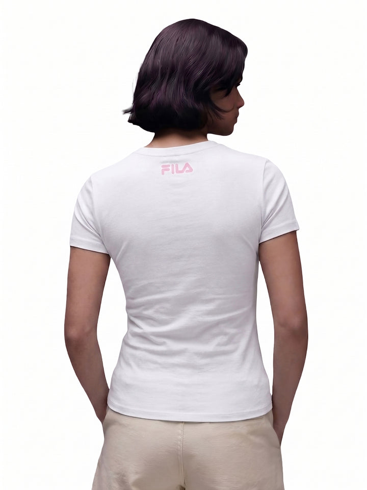 Fila Women White Sollie Knitted Tee