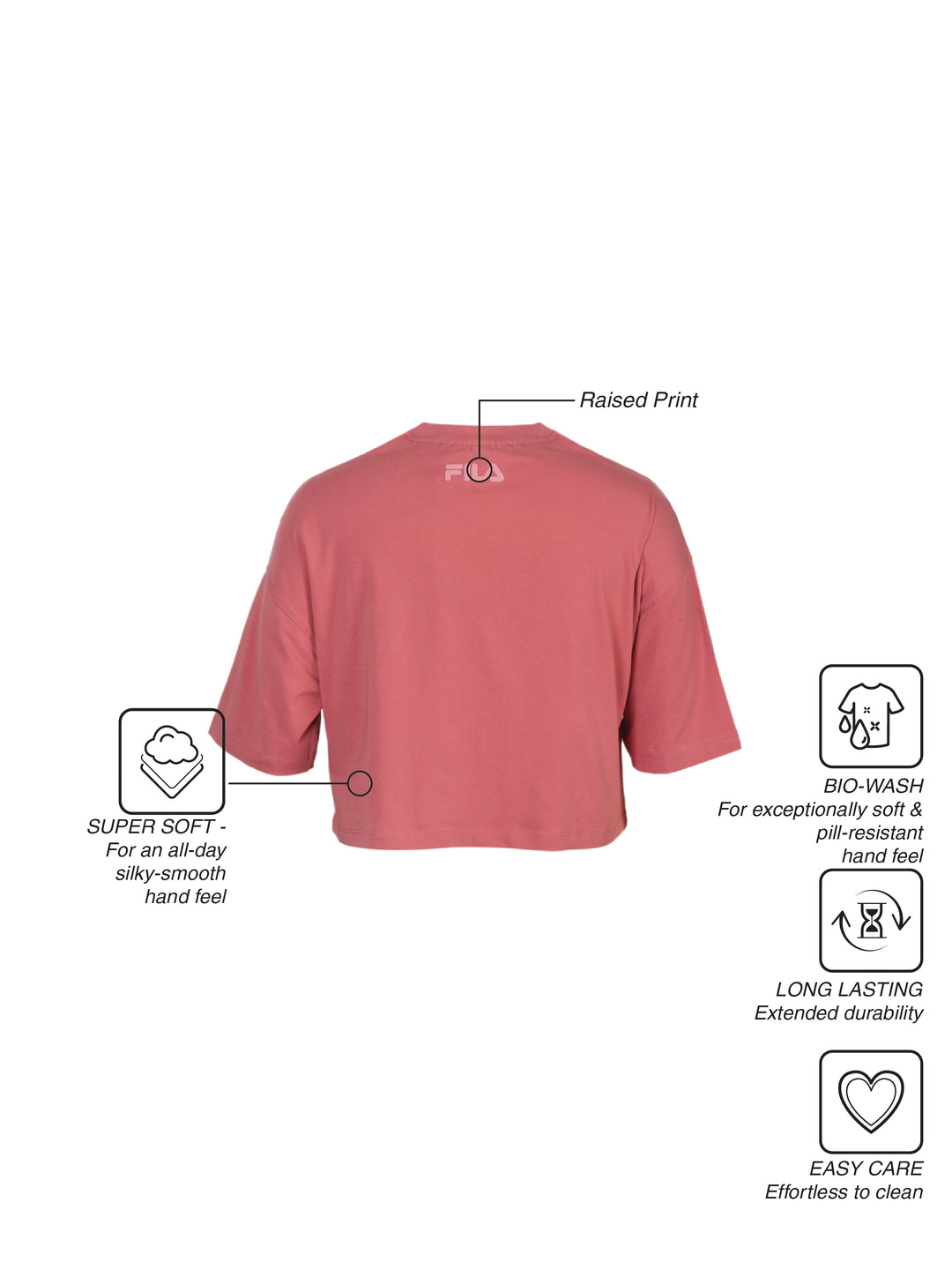Fila Women Mauv Gabbie Knitted Tee