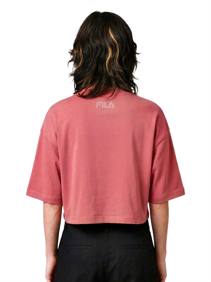 Fila Women Mauv Gabbie Knitted Tee