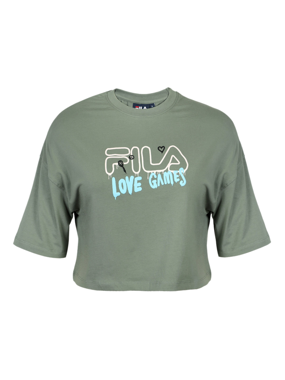 Fila Women Iceberg Green Gabbie Knitted Tee