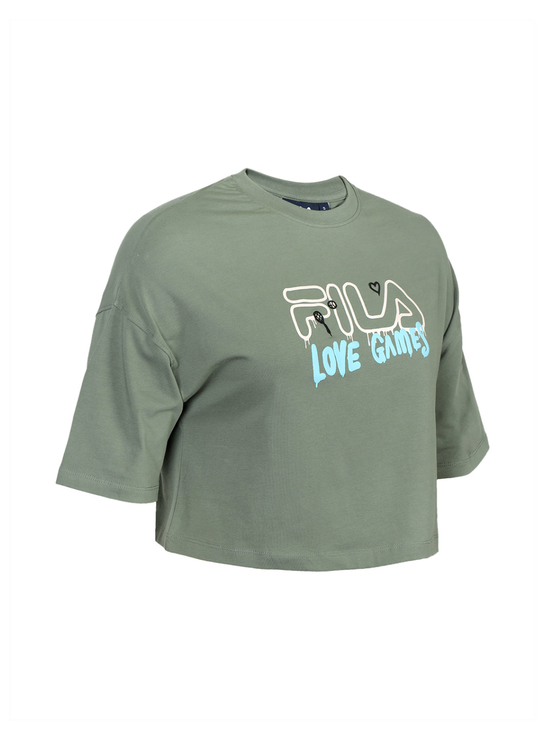 Fila Women Iceberg Green Gabbie Knitted Tee
