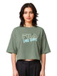 Fila Women Iceberg Green Gabbie Knitted Tee