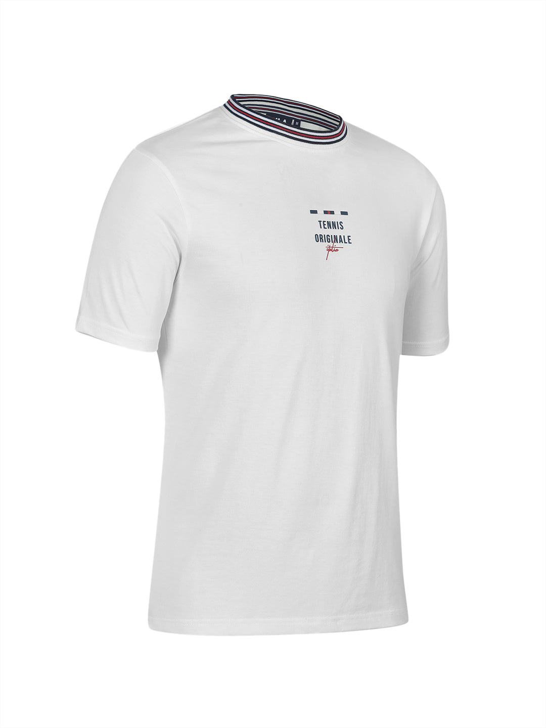 Fila Men White Enzo Knitted Tee Shirt