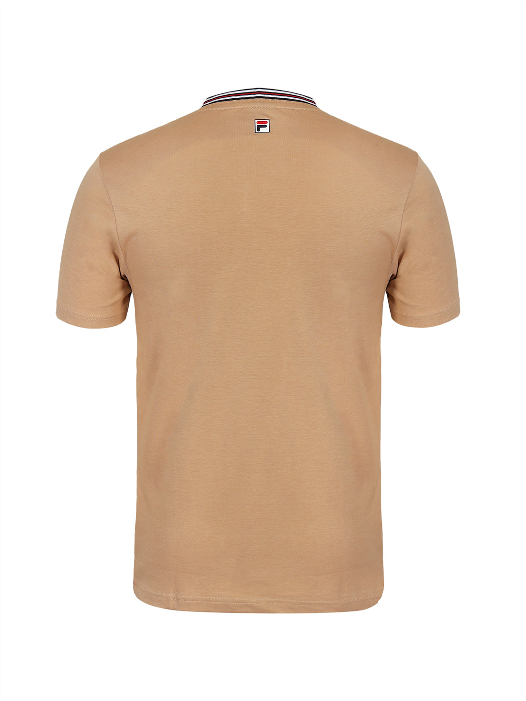 Fila Men Beige Enzo Knitted Tee Shirt