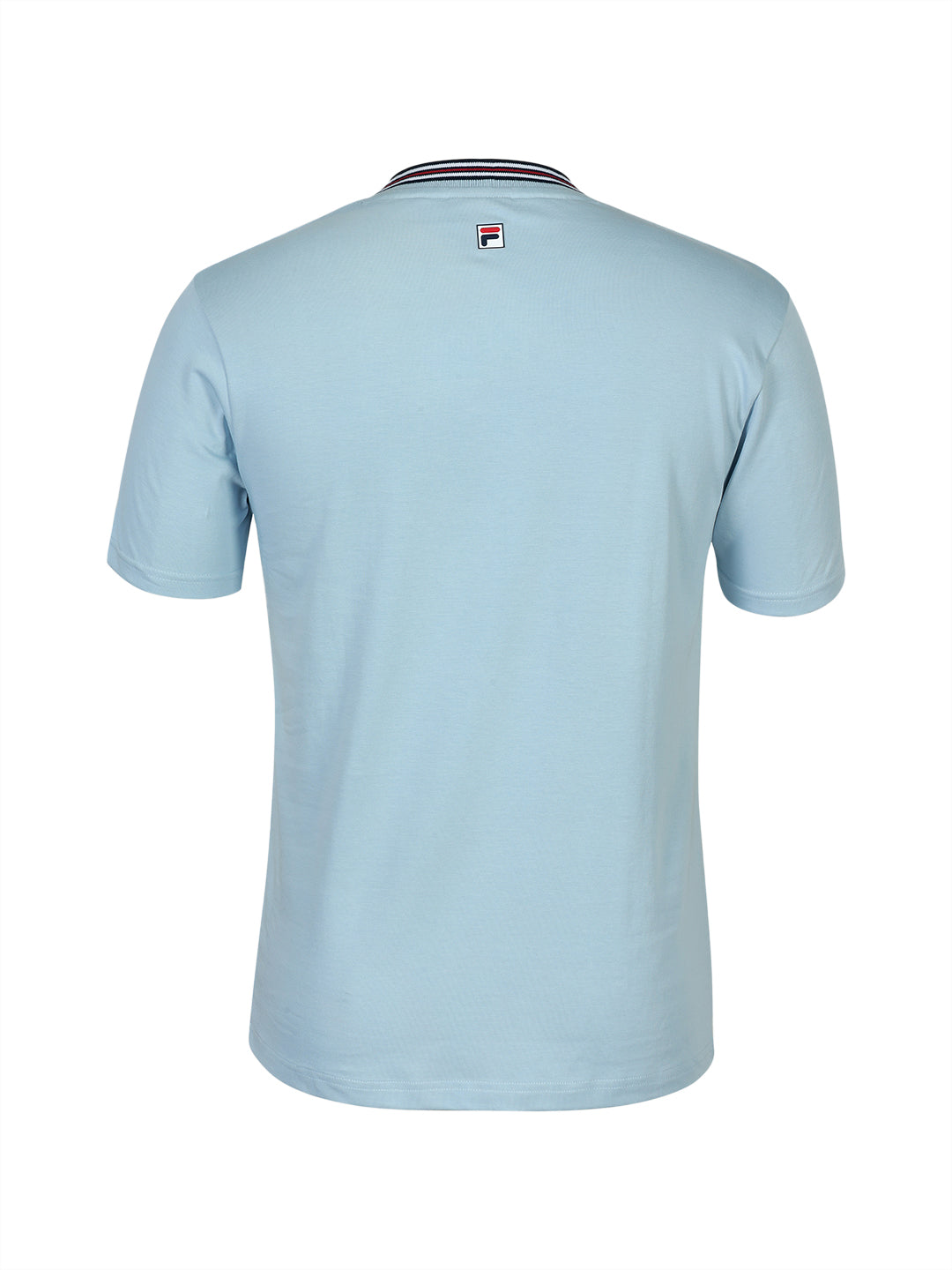 Fila Men Sky Blue Enzo Knitted Tee Shirt