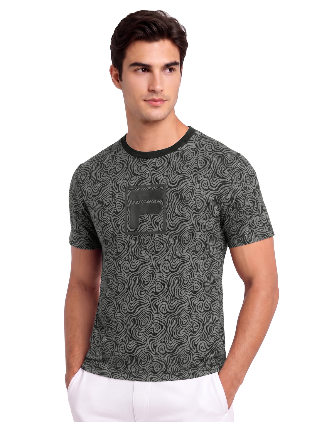 Fila Men Black Taze T-Shirt