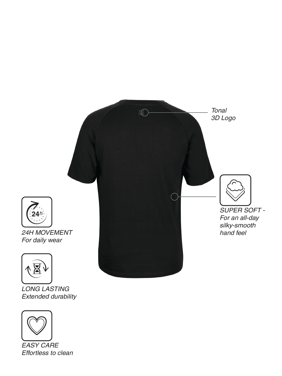 Fila Men Black Ebon T-Shirt