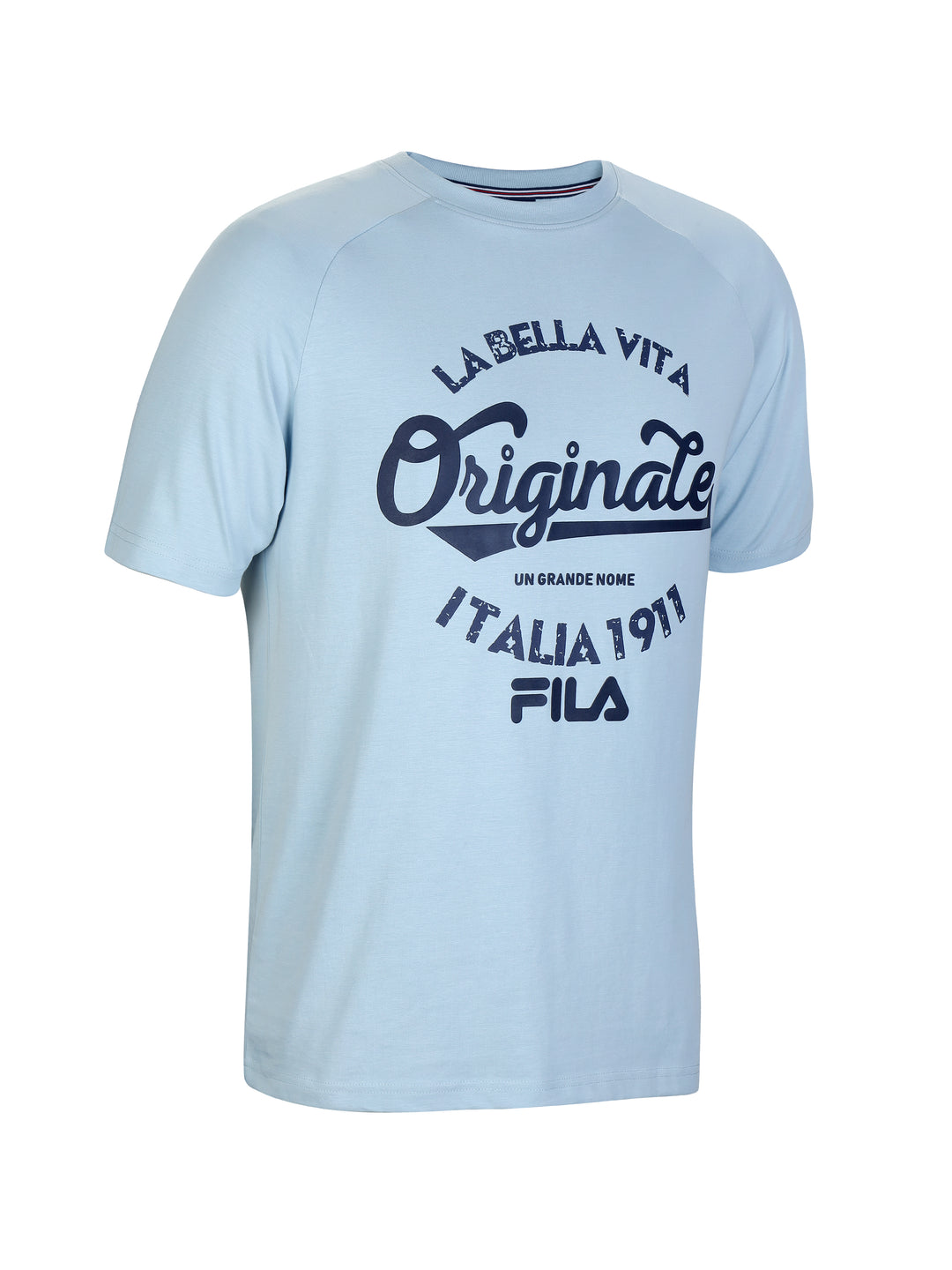 Fila Men Sky Blue Ebon T-Shirt