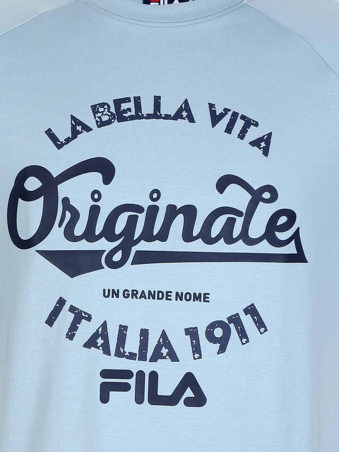 Fila Men Sky Blue Ebon T-Shirt