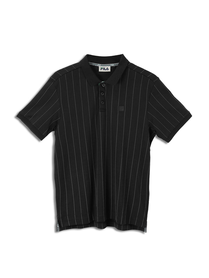 Fila Men Black Tenne Polo
