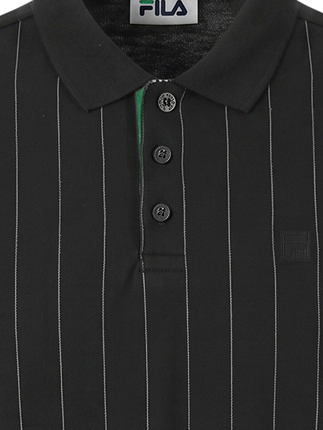 Fila Men Black Tenne Polo