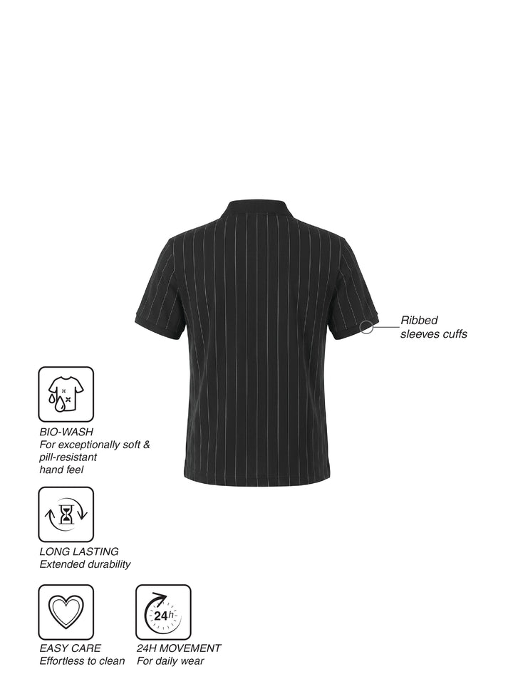 Fila Men Black Tenne Polo