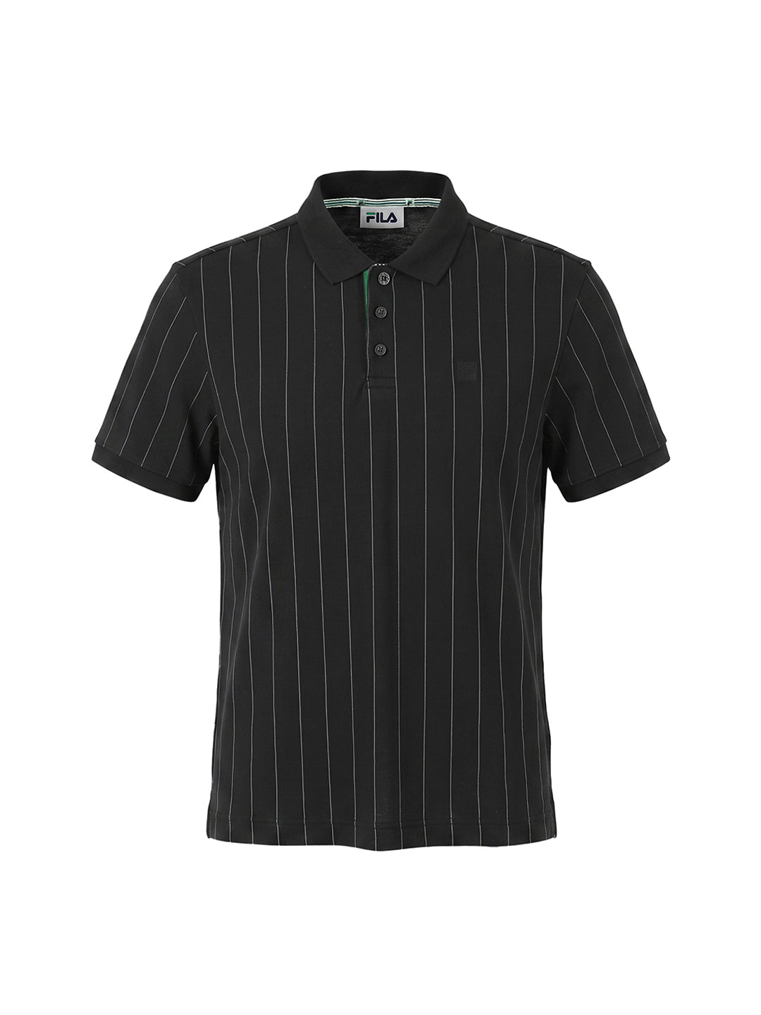 Fila Men Black Tenne Polo