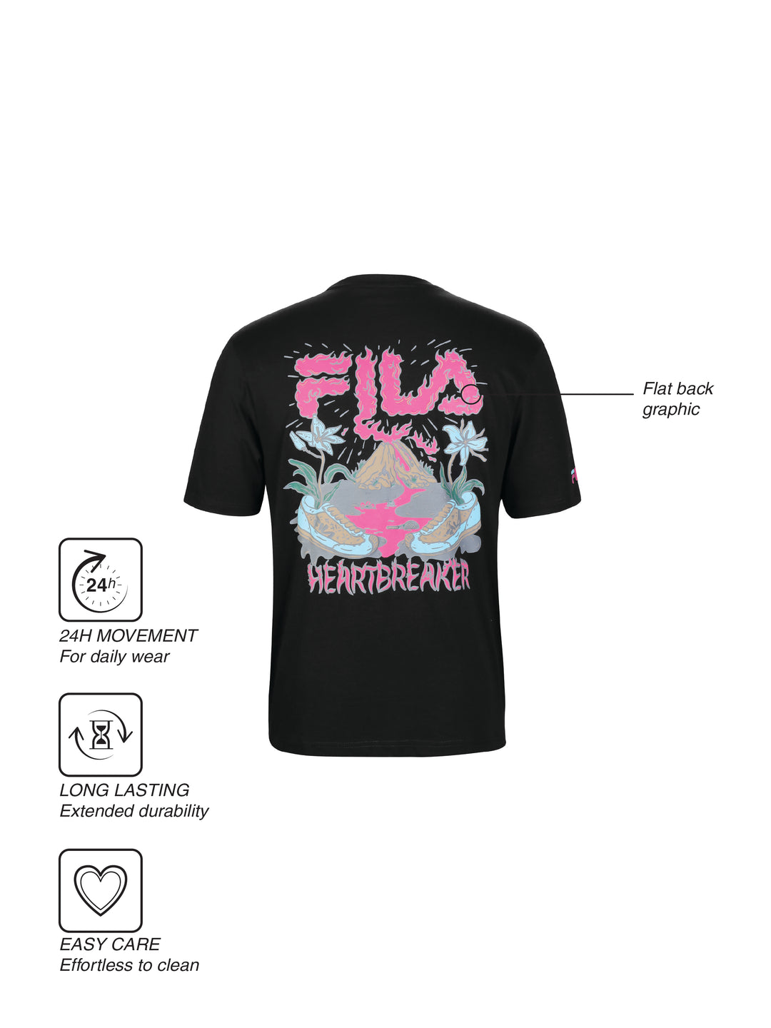 Fila Men Black Breaker T-Shirt