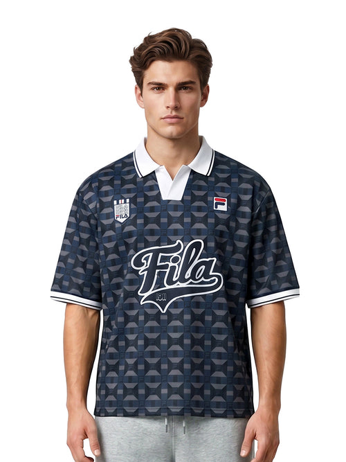 Fila Unisex Black Soccer Jersey