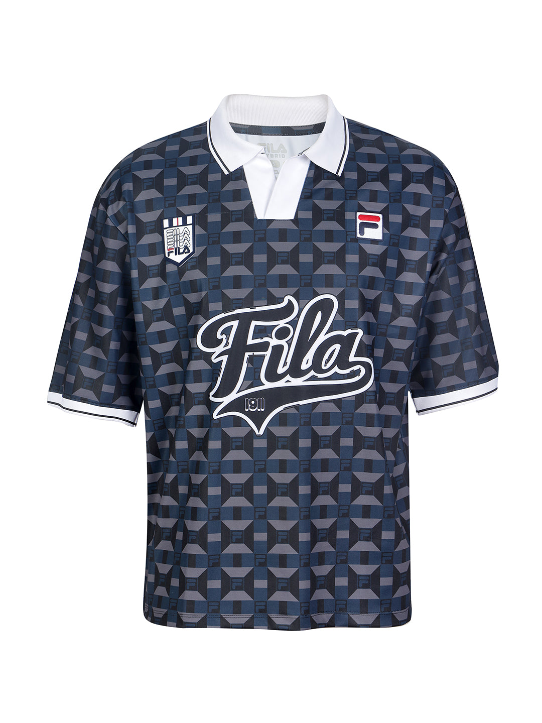 Fila Unisex Black Soccer Jersey