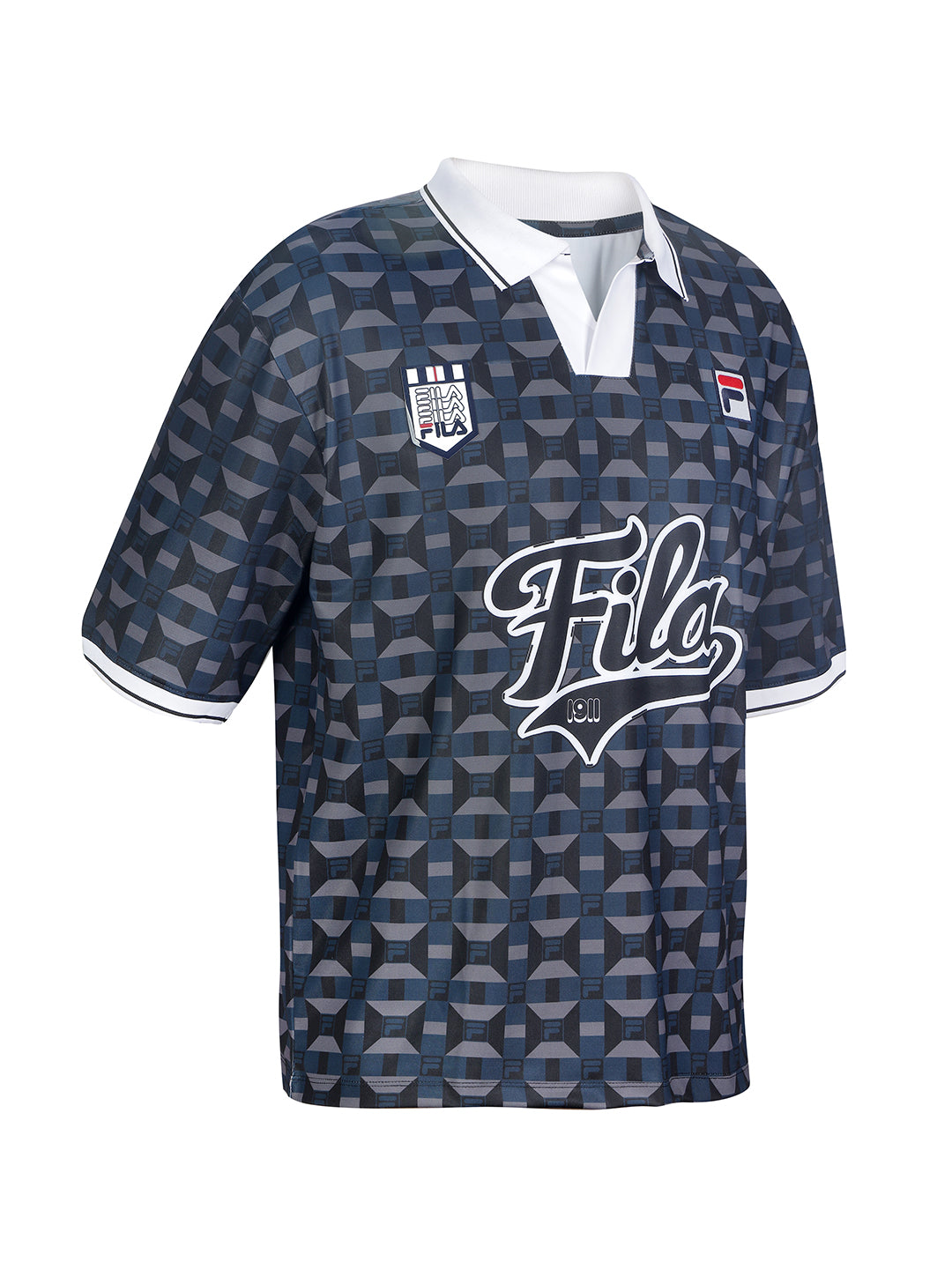 Fila Unisex Black Soccer Jersey