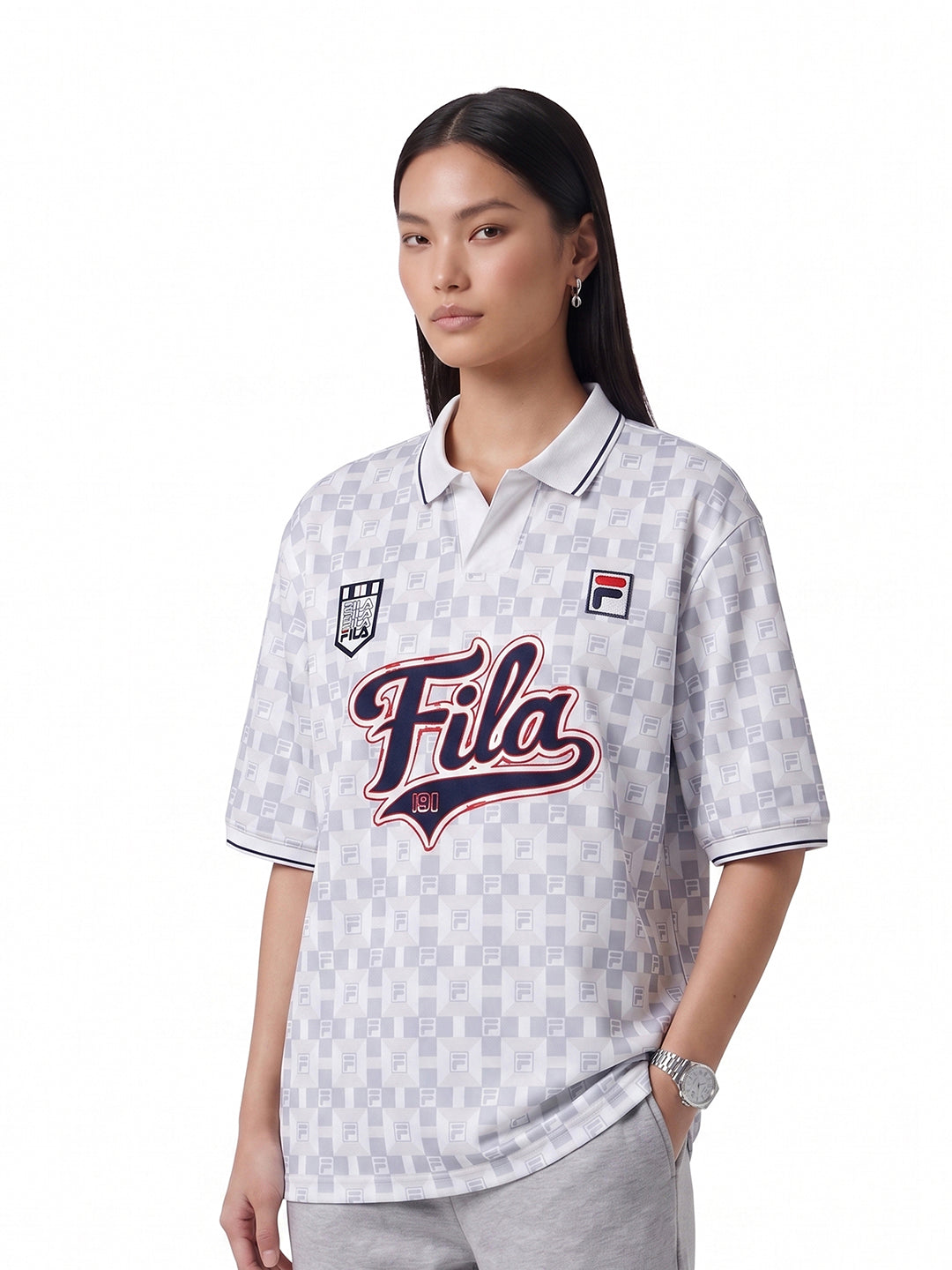 Fila Unisex White Soccer Jersey