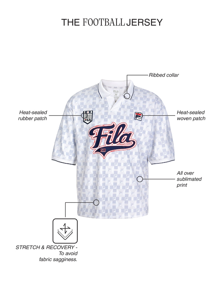 Fila Unisex White Soccer Jersey