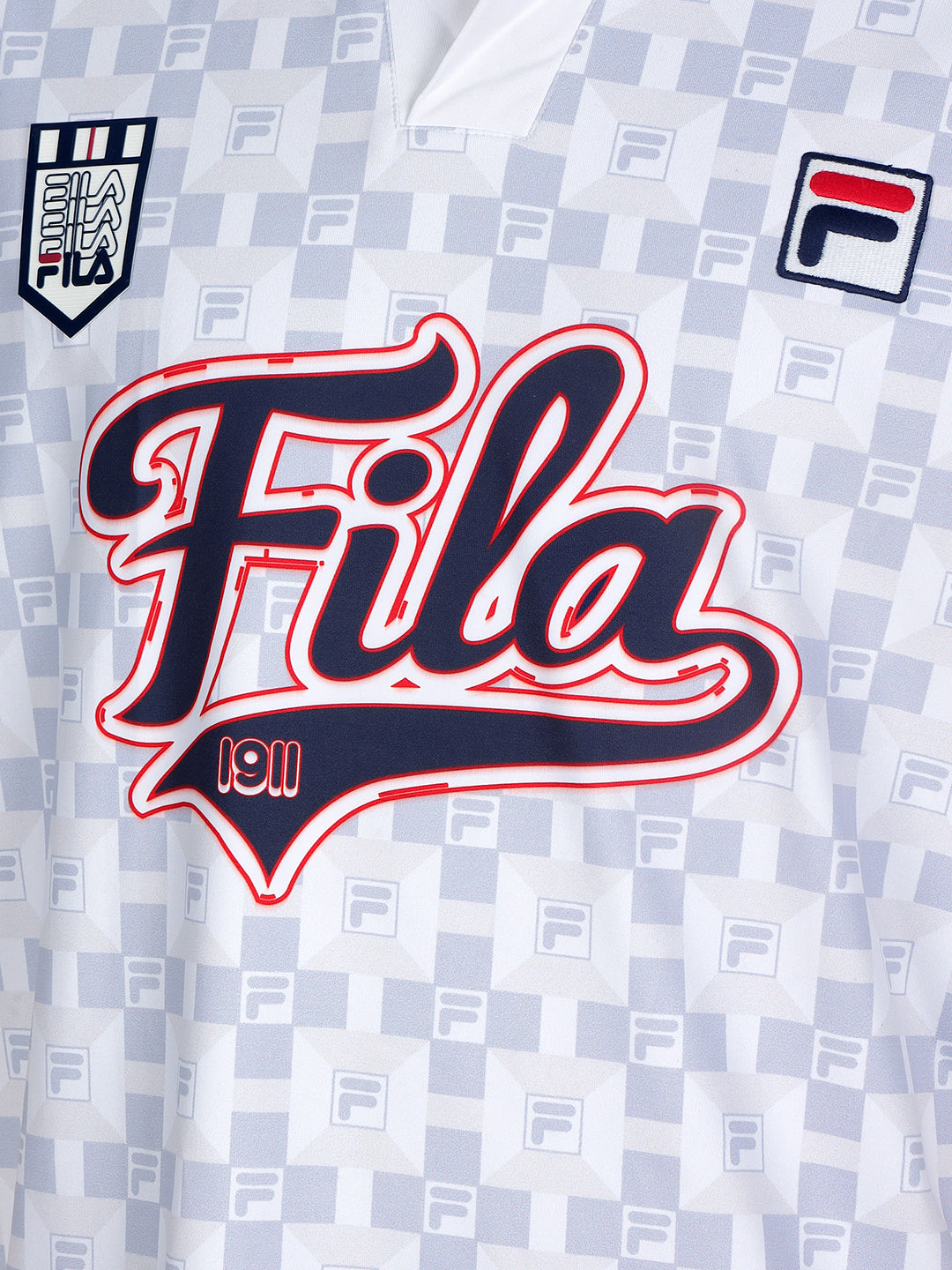 Fila Unisex White Soccer Jersey