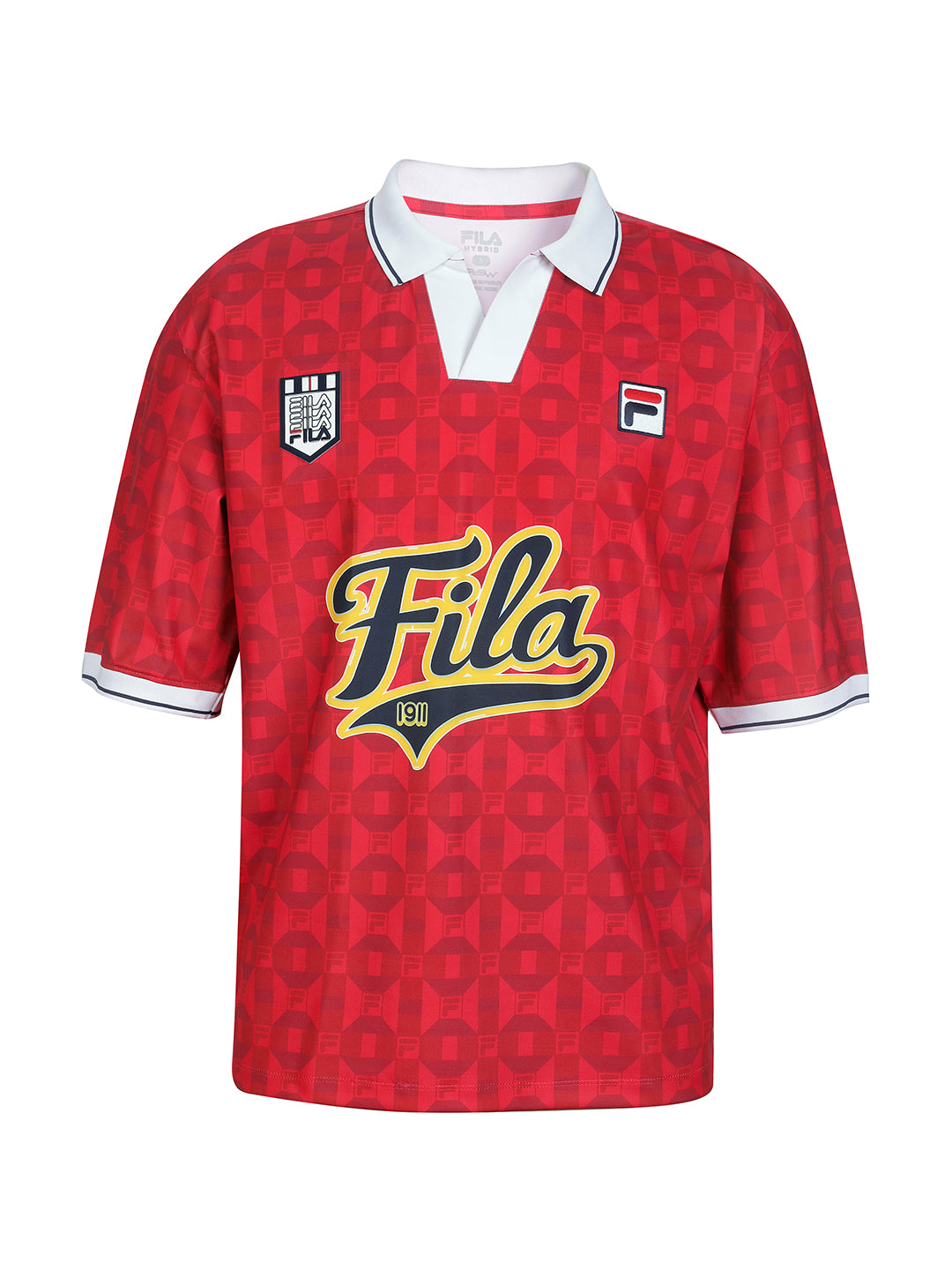 Fila Unisex Red Soccer Jersey