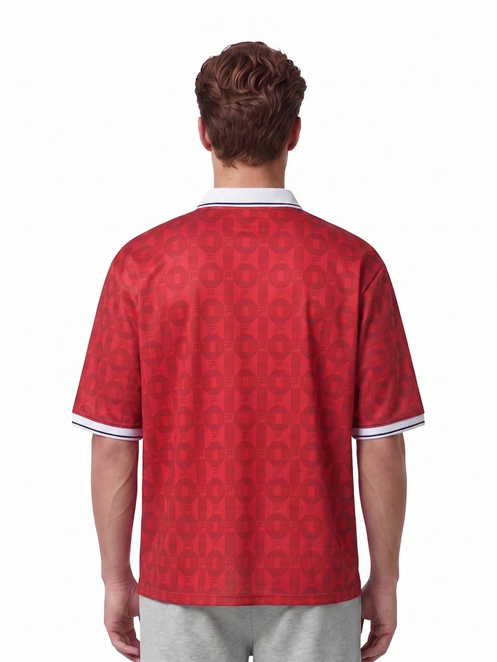 Fila Unisex Red Soccer Jersey