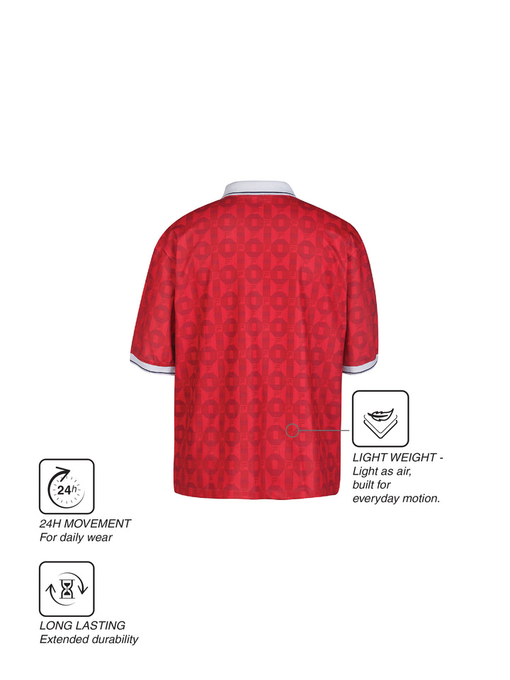 Fila Unisex Red Soccer Jersey
