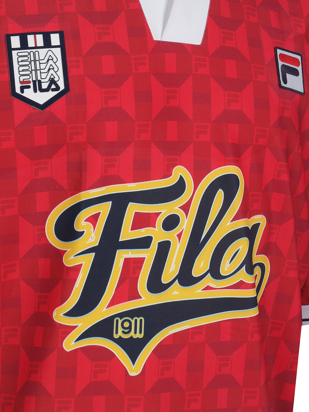 Fila Unisex Red Soccer Jersey