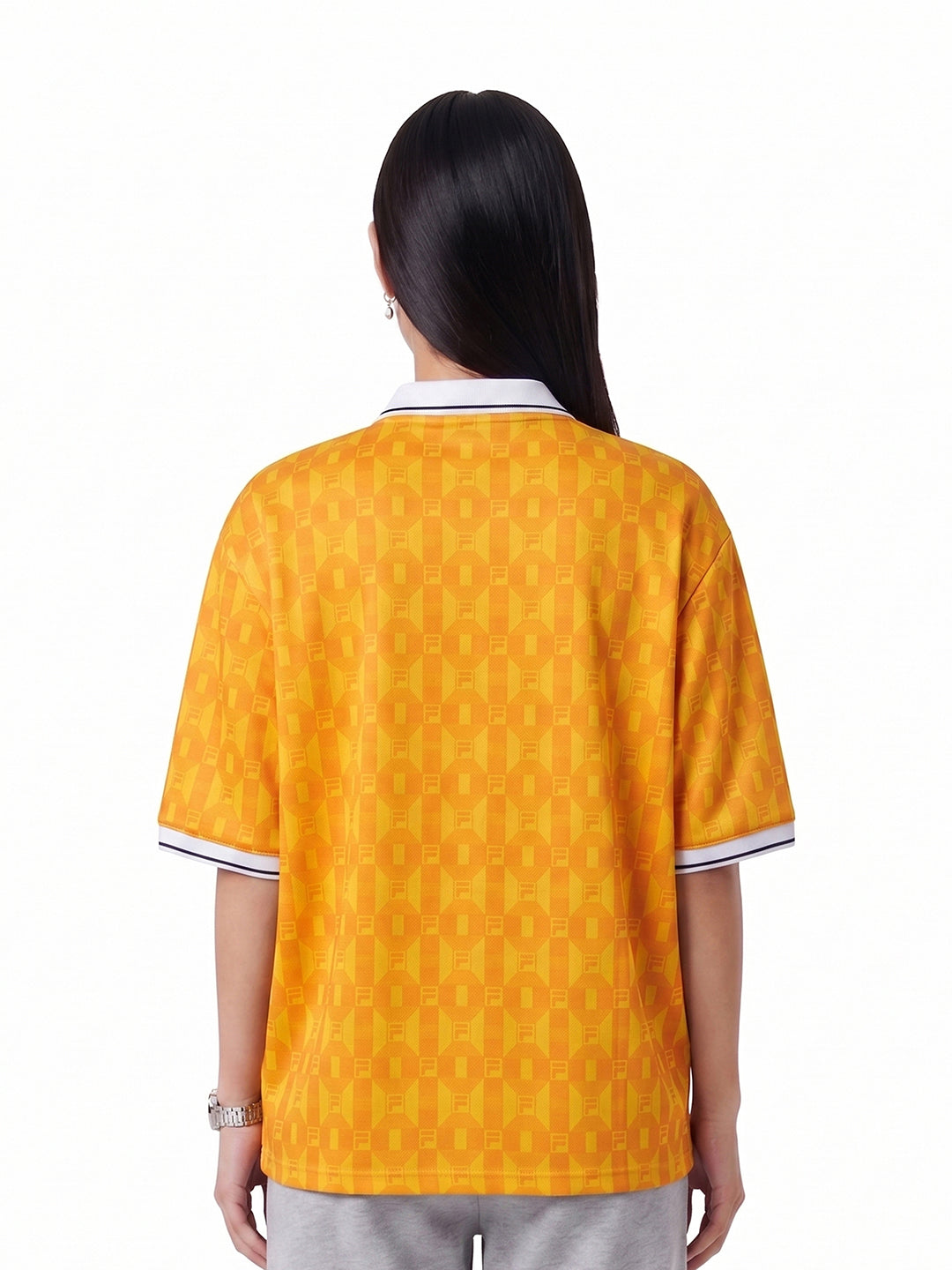 Fila Unisex Yellow Soccer Jersey