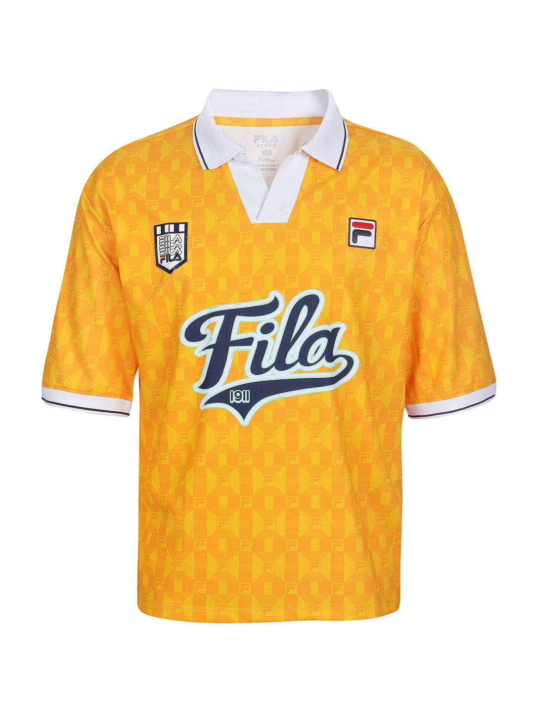 Fila Unisex Yellow Soccer Jersey