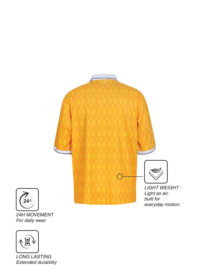 Fila Unisex Yellow Soccer Jersey