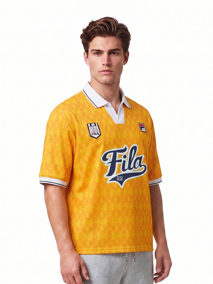 Fila Unisex Yellow Soccer Jersey