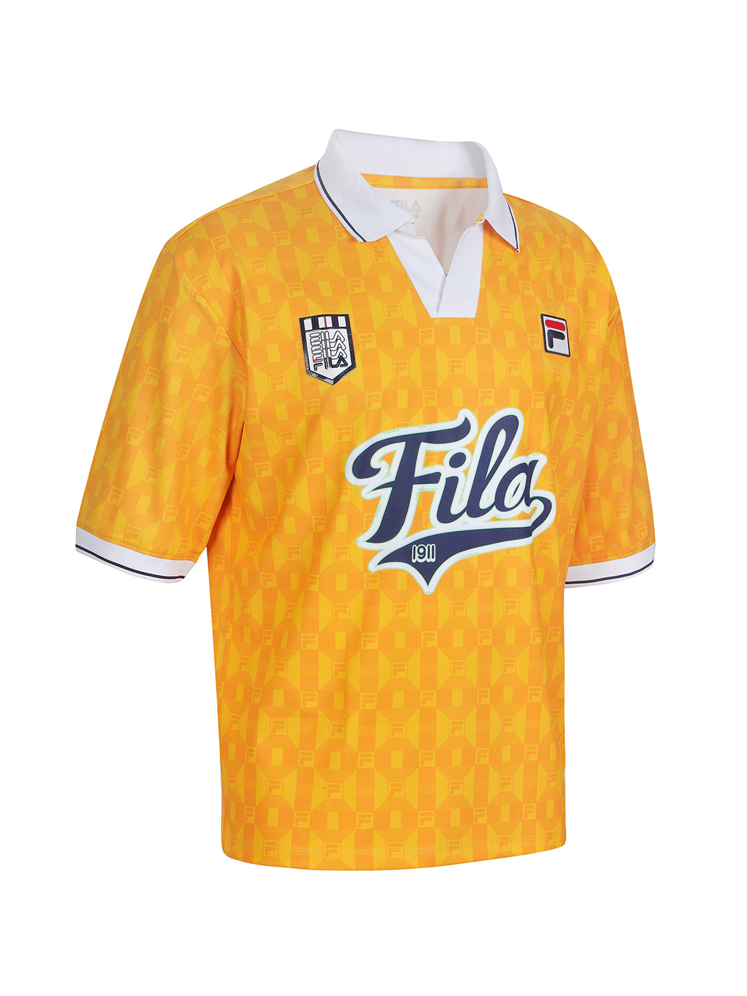 Fila Unisex Yellow Soccer Jersey