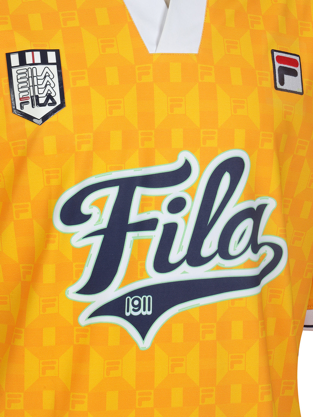 Fila Unisex Yellow Soccer Jersey