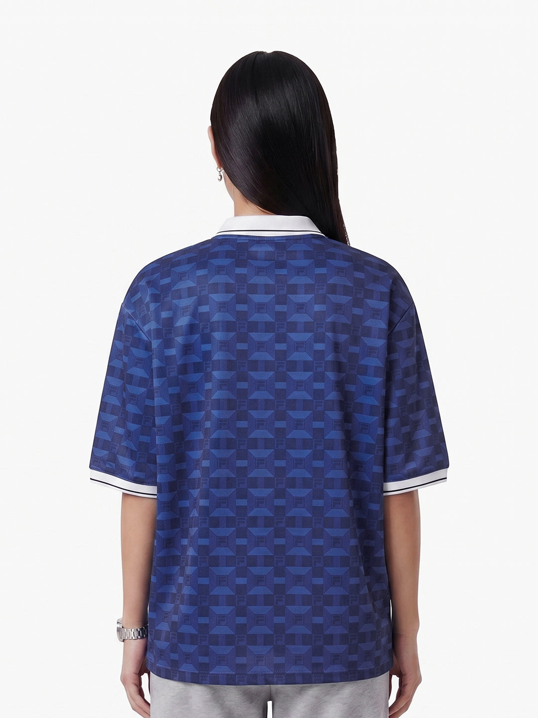 Fila Unisex Blue Soccer Jersey