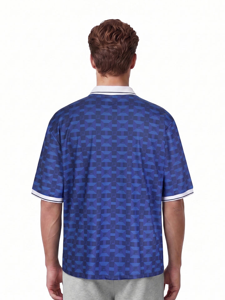 Fila Unisex Blue Soccer Jersey