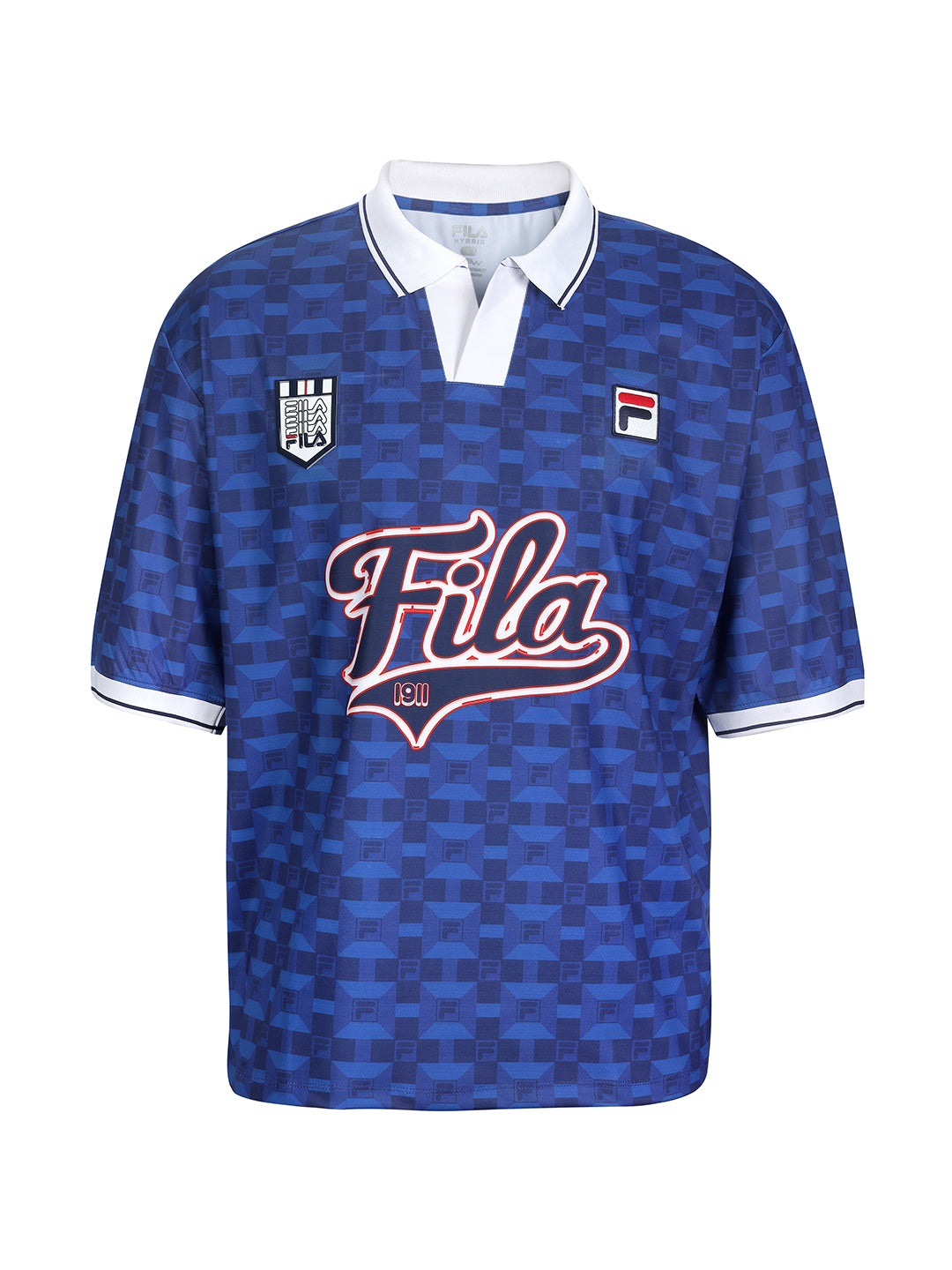 Fila Unisex Blue Soccer Jersey