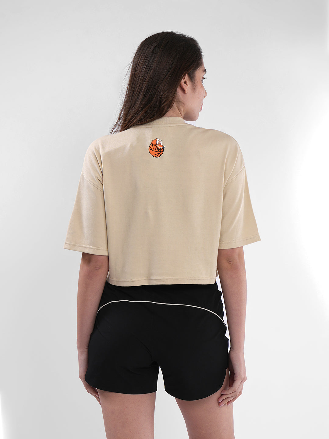 Fila Women Beige Bing Crop Top