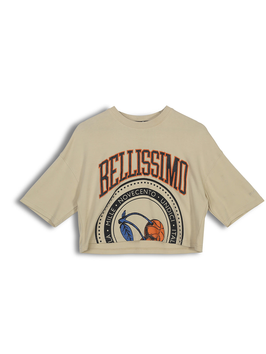 Fila Women Beige Bing Crop Top