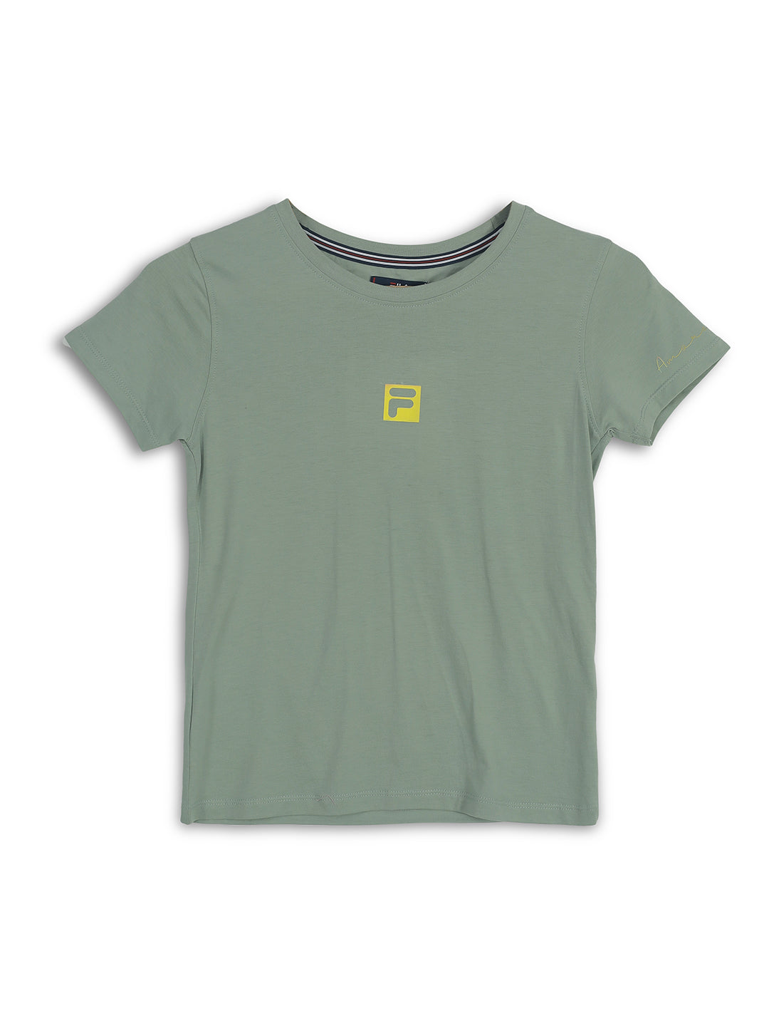 Fila Womens Iceberg Green Riley Crop Top