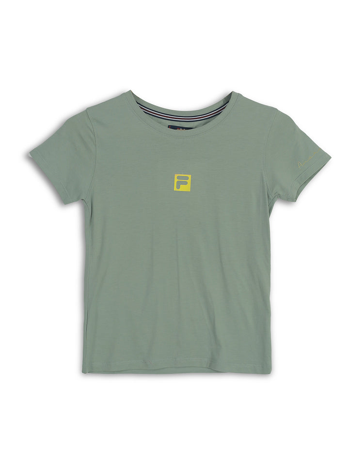 Fila Womens Iceberg Green Riley Crop Top